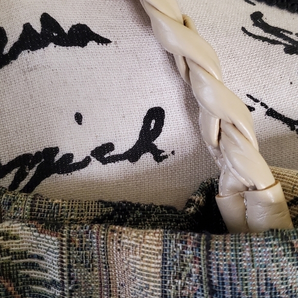 Tapestry Beach Palm Tree Star Fish Tote Bag - Picture 5 of 8